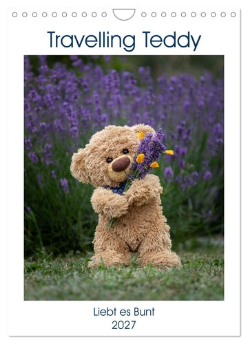 Travelling teddy liebt bunt - travelling,