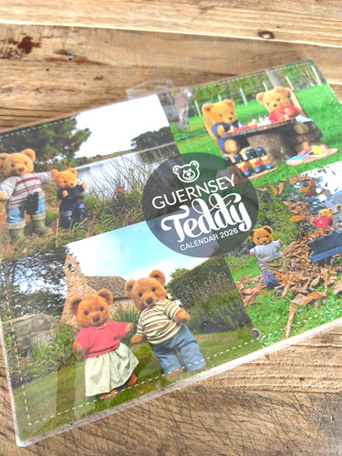 Guernsey teddy kalender - teddy, 2026