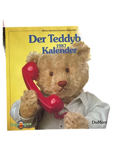 Dumont teddybär kalender 1987 - kalender,
